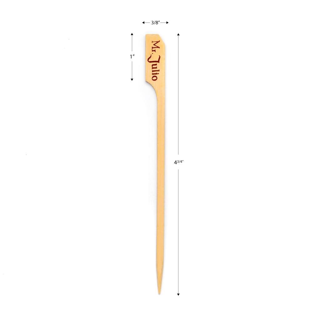 4.75 Inch Bulk Custom Toothpicks - Boat Oar Picks - Pick On Us, LLC