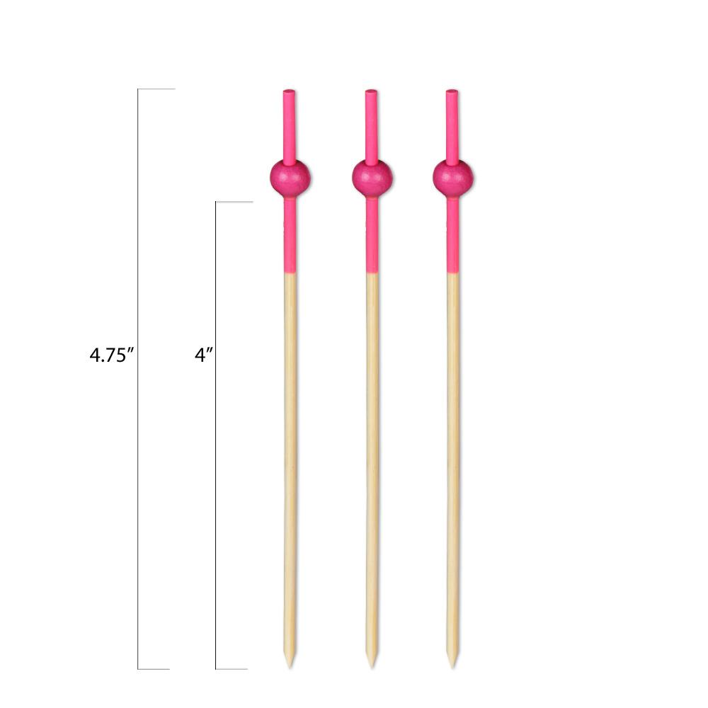 4.75 inch Colorful Beaded Picks - Pick On Us, LLC