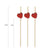4.75 Inch Red Heart Toothpicks - Pick On Us, LLC