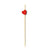 4.75 Inch Red Heart Toothpicks - Pick On Us, LLC