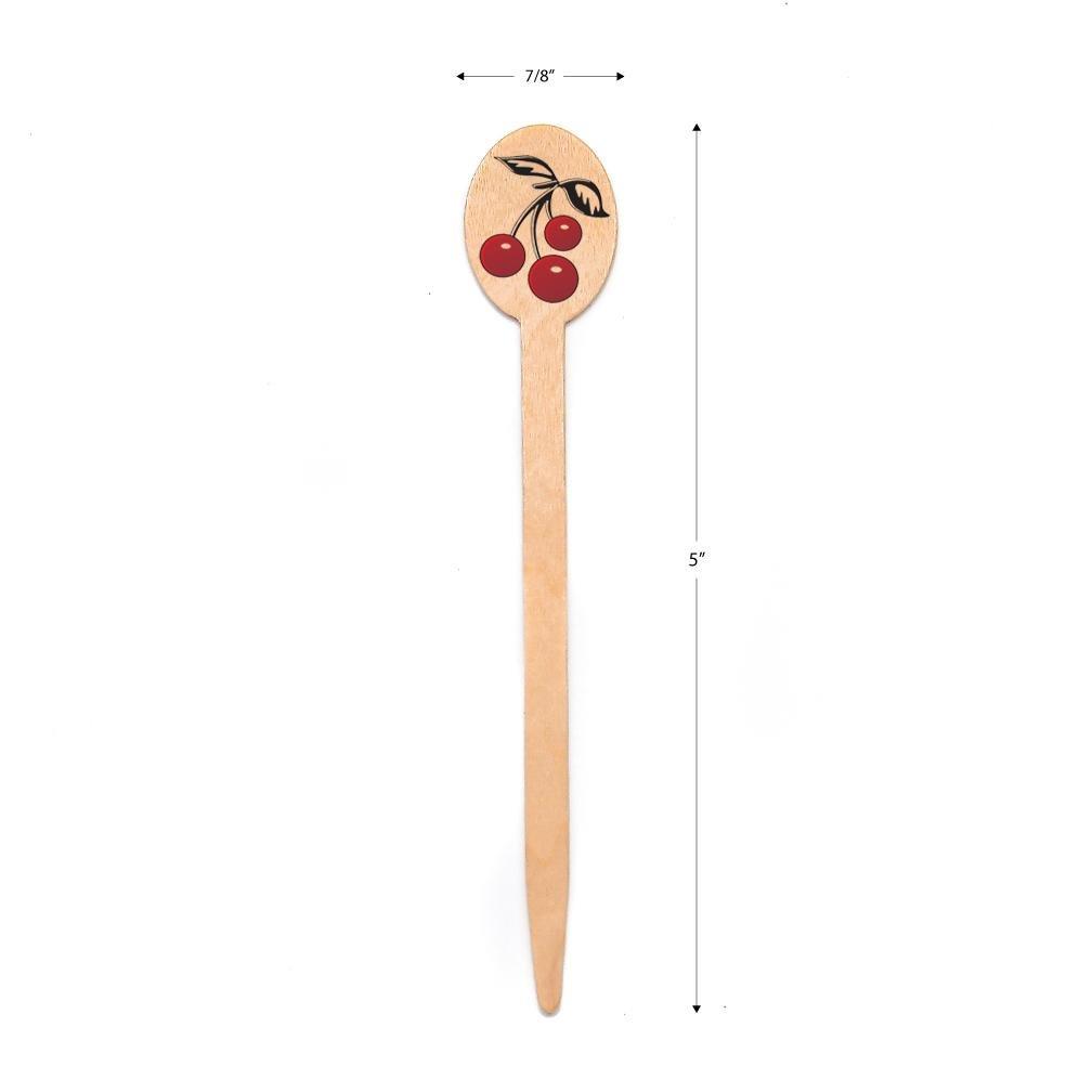 5 inch Custom Skewers - Oval Top - Color Printing - Pick On Us, LLC