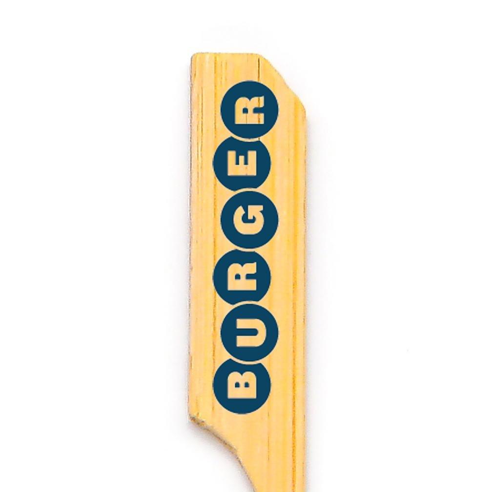 6 Inch Custom Skewers - Boat Oar Picks - Color Printing - Pick On Us, LLC