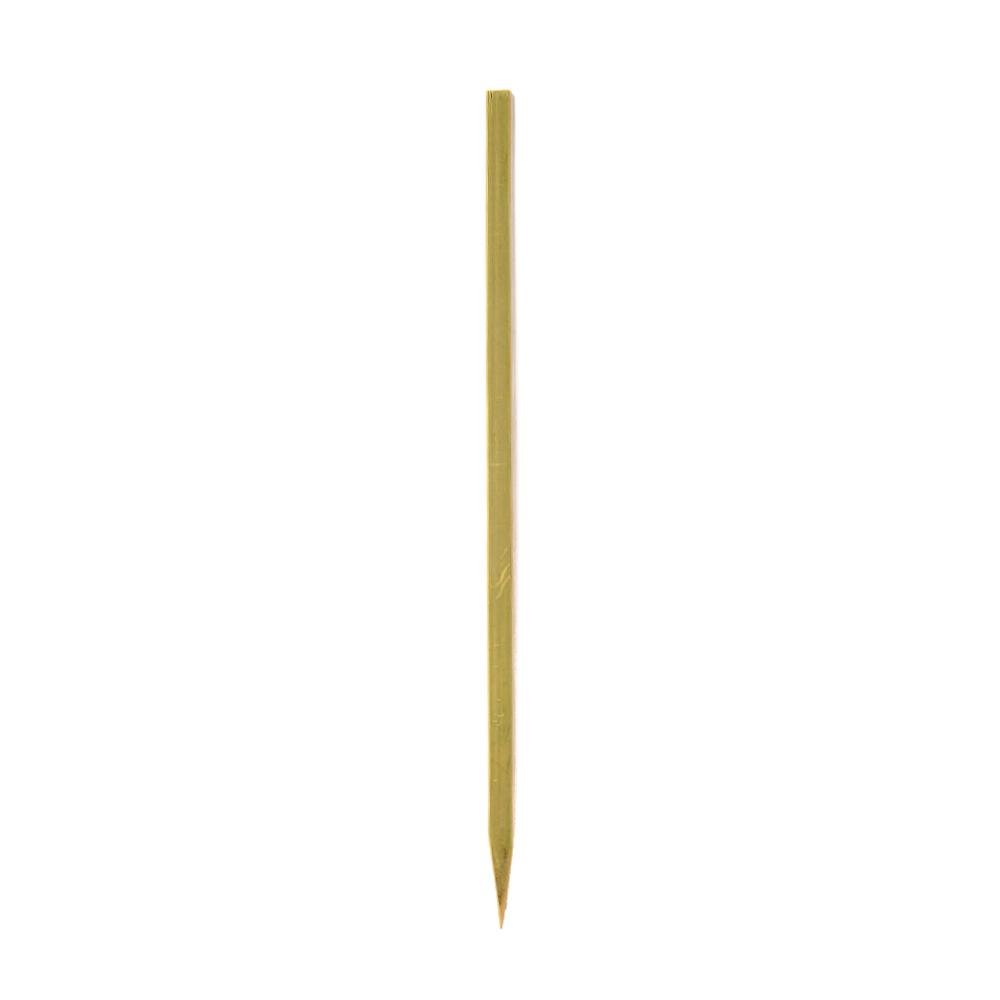 6 inch Flat Bamboo Skewer - Pick On Us, LLC
