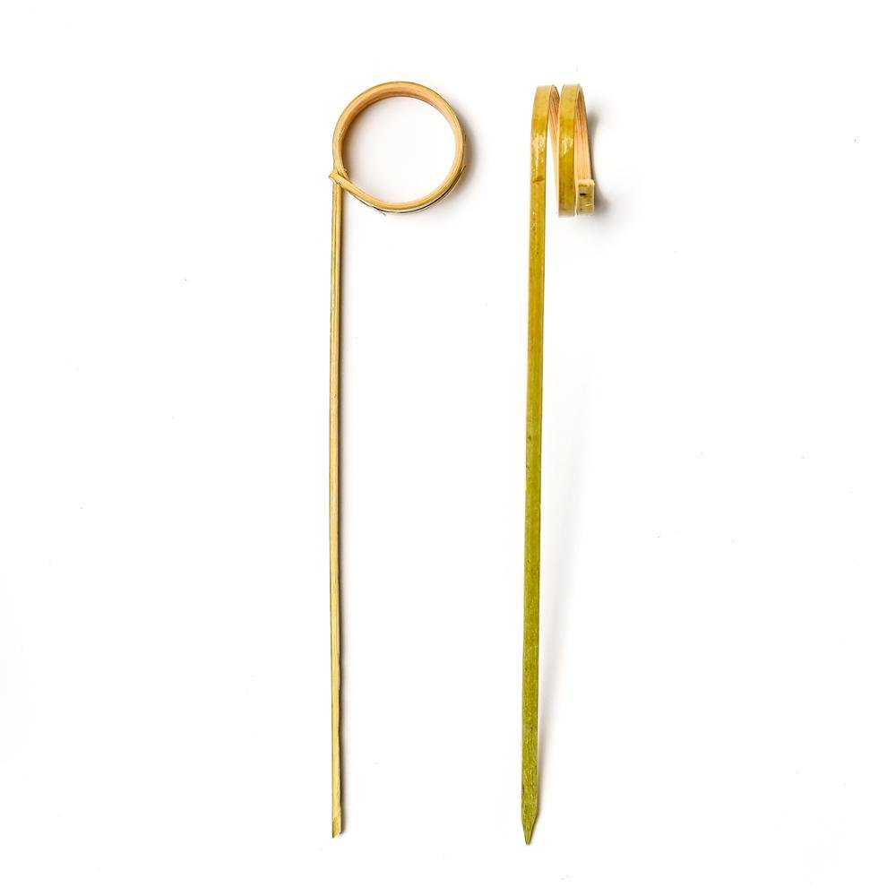 7 Inch Bamboo Loop Skewers - Pick On Us, LLC
