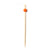 Orange Ball Bamboo Skewers - 6 Inch