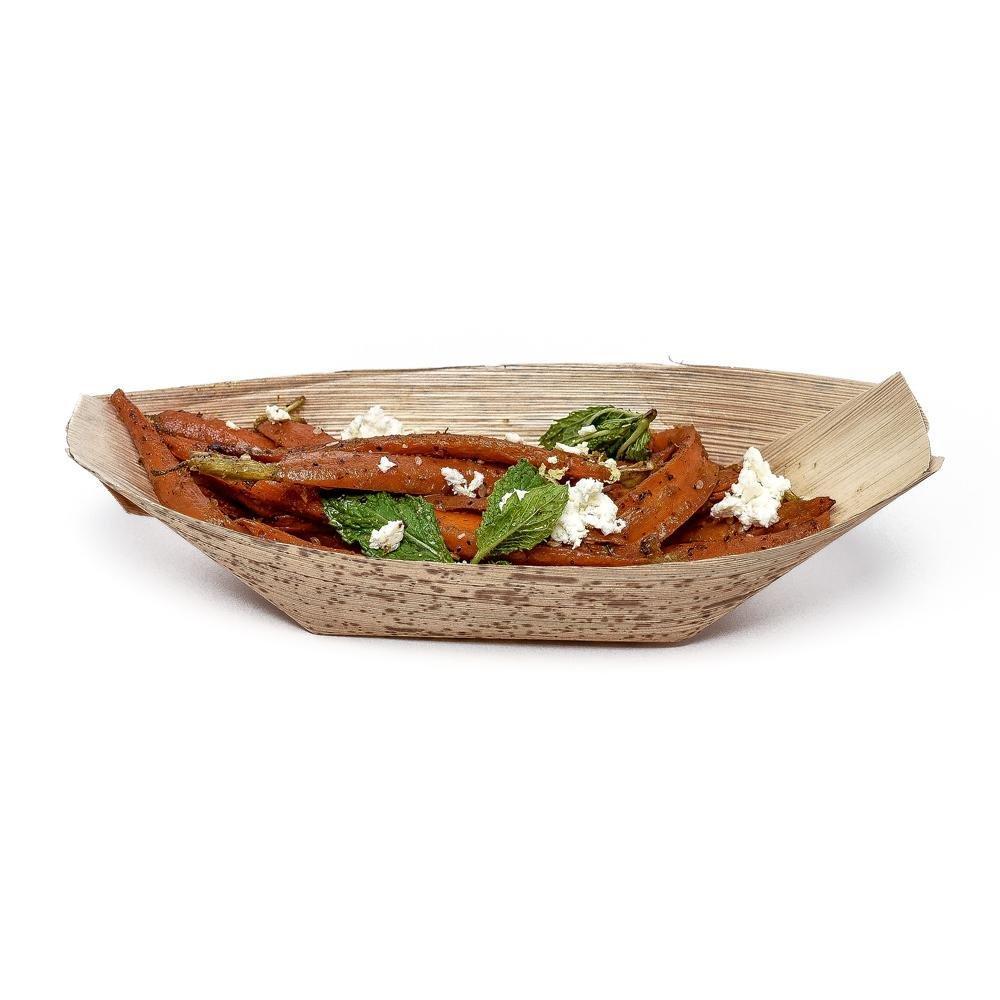 Bamboo Food Boat - 8.3 Inch - Pick On Us, LLC