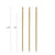 Bamboo Grooved Toothpicks - 4.75 inch - Pick On Us, LLC
