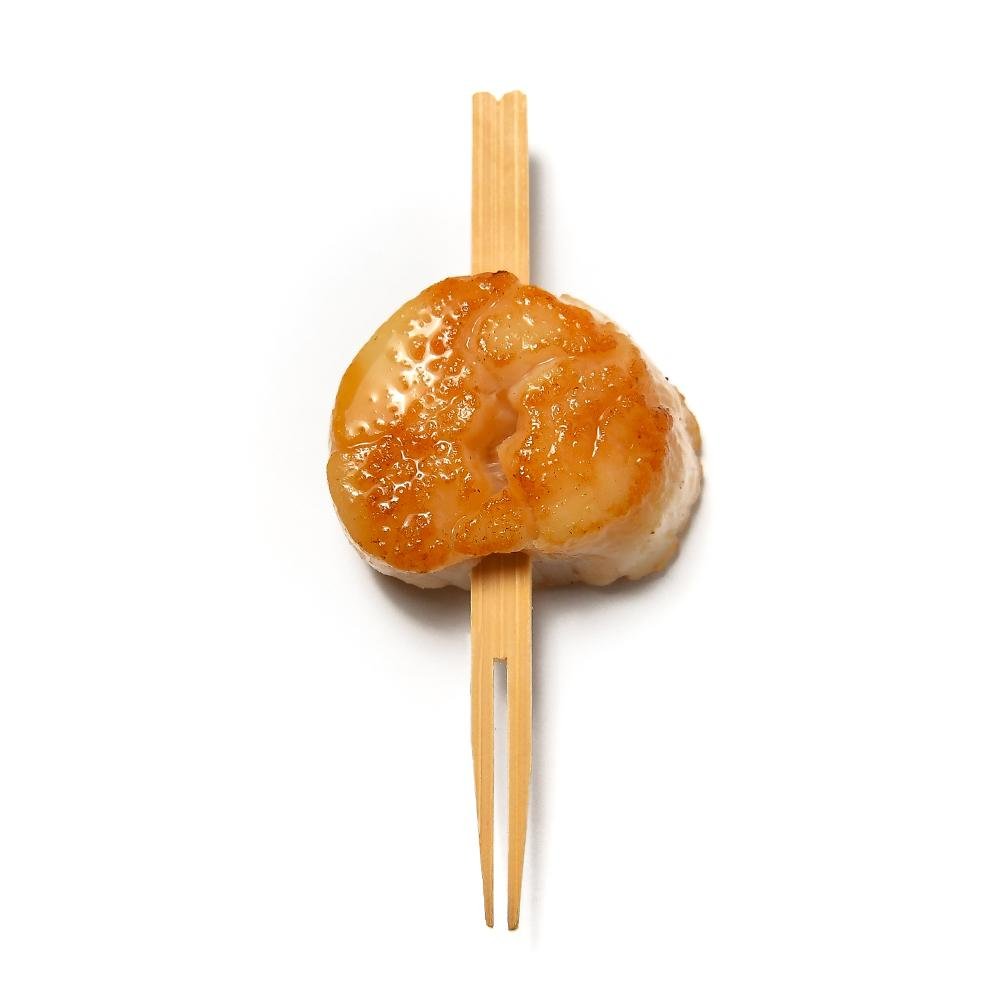 Bamboo Hors D'oeuvres Forks - 3.5 Inch - Pick On Us, LLC