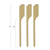 Bamboo Paddle Skewers - Boat Oar Picks - 3 Inch - Pick On Us, LLC