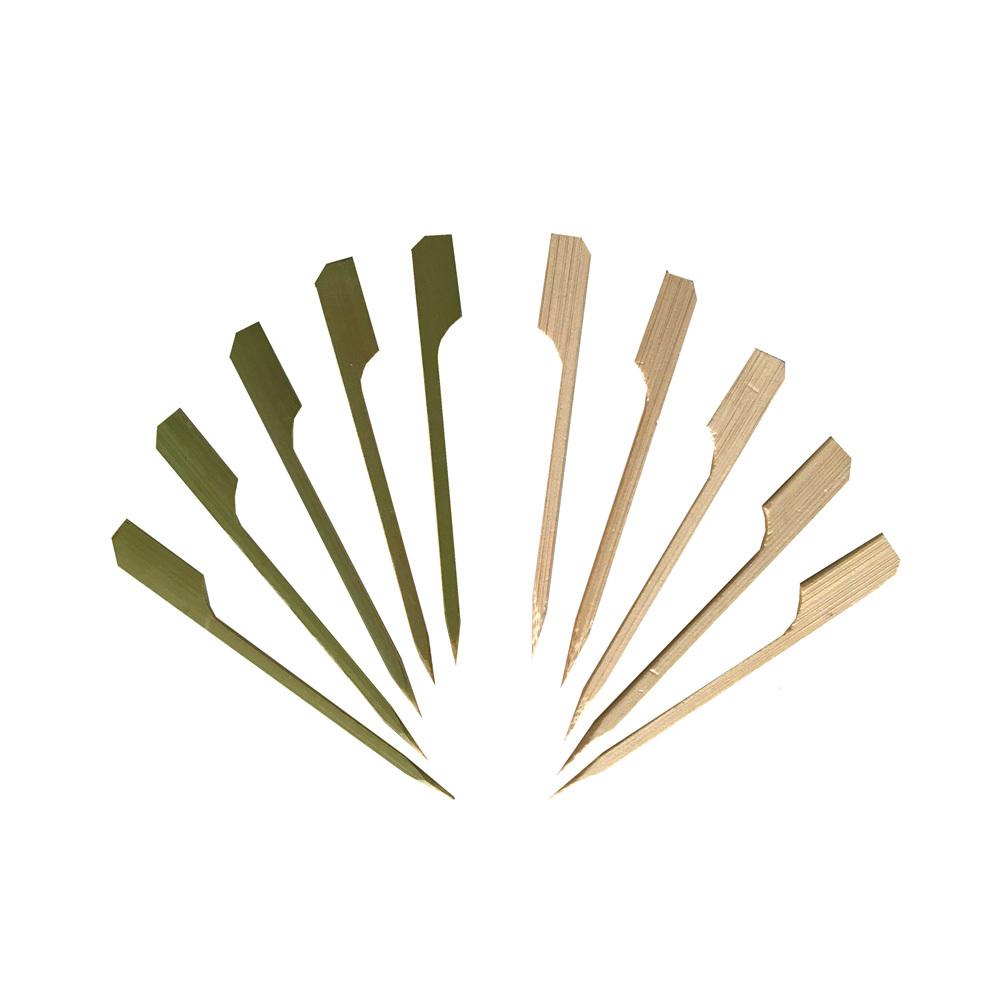 Bamboo Paddle Skewers - Boat Oar Picks - 4.75 Inch - Pick On Us, LLC