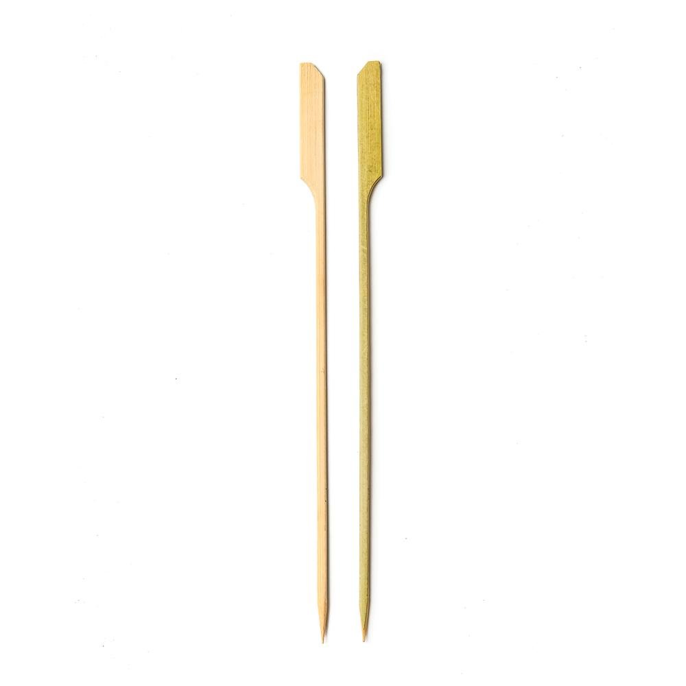 Bamboo Paddle Skewers - Boat Oar Picks - 9.5 Inch - Pick On Us, LLC