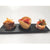 Black Bamboo Mini trio appetizer serving trays - 7 x 2.25 - Pick On Us, LLC