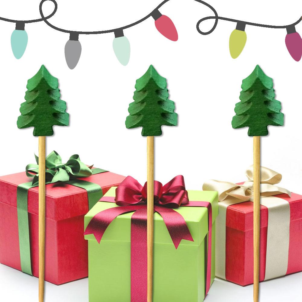 Christmas Tree Picks & Toothpicks  4.5-inch Food Skewers – Pick On Us, LLC
