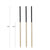 Color-Tip Bamboo Toothpicks - Black - 3.5 Inch - Pick On Us, LLC