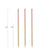 Color-Tip Bamboo Toothpicks - Pink - 3.5 Inch - Pick On Us, LLC