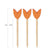 Colorful Bamboo Tulip Picks - 3.5 inch - Pick On Us, LLC