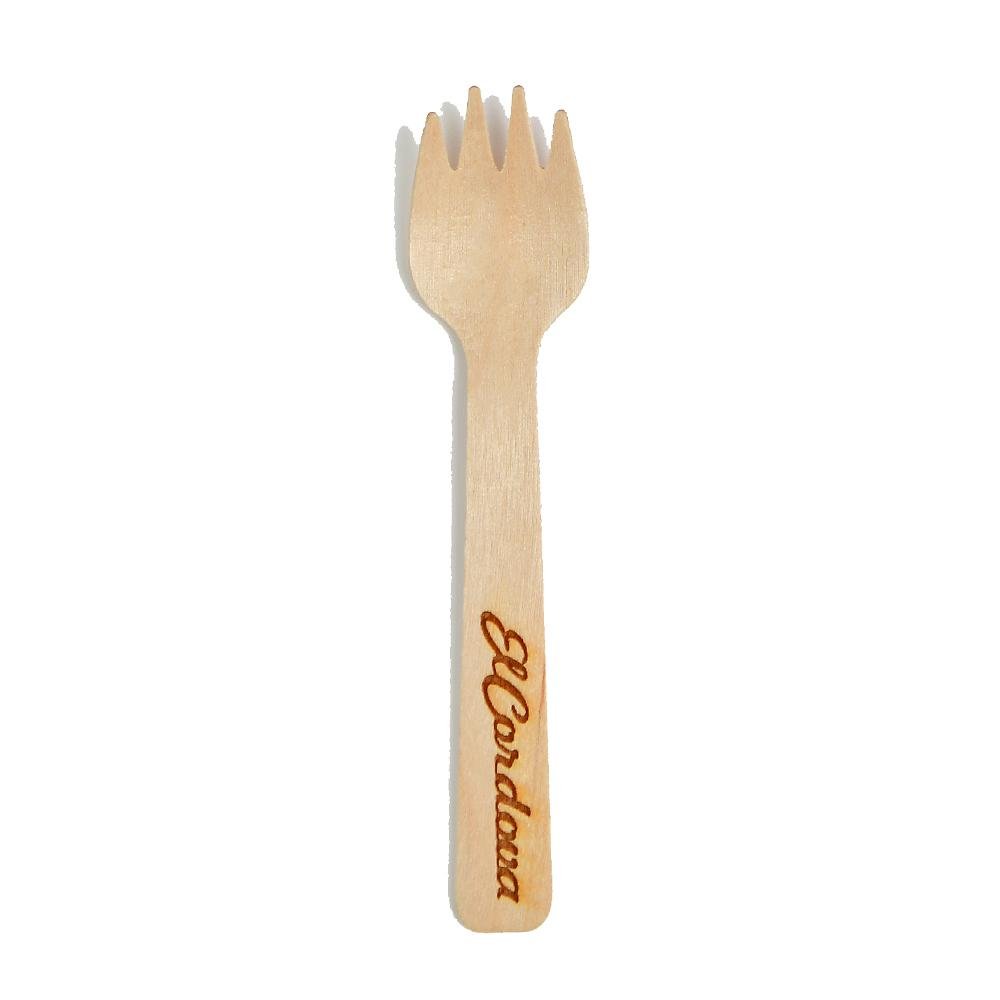 Custom Mini Tasting Spork - 4 inch - Pick On Us, LLC