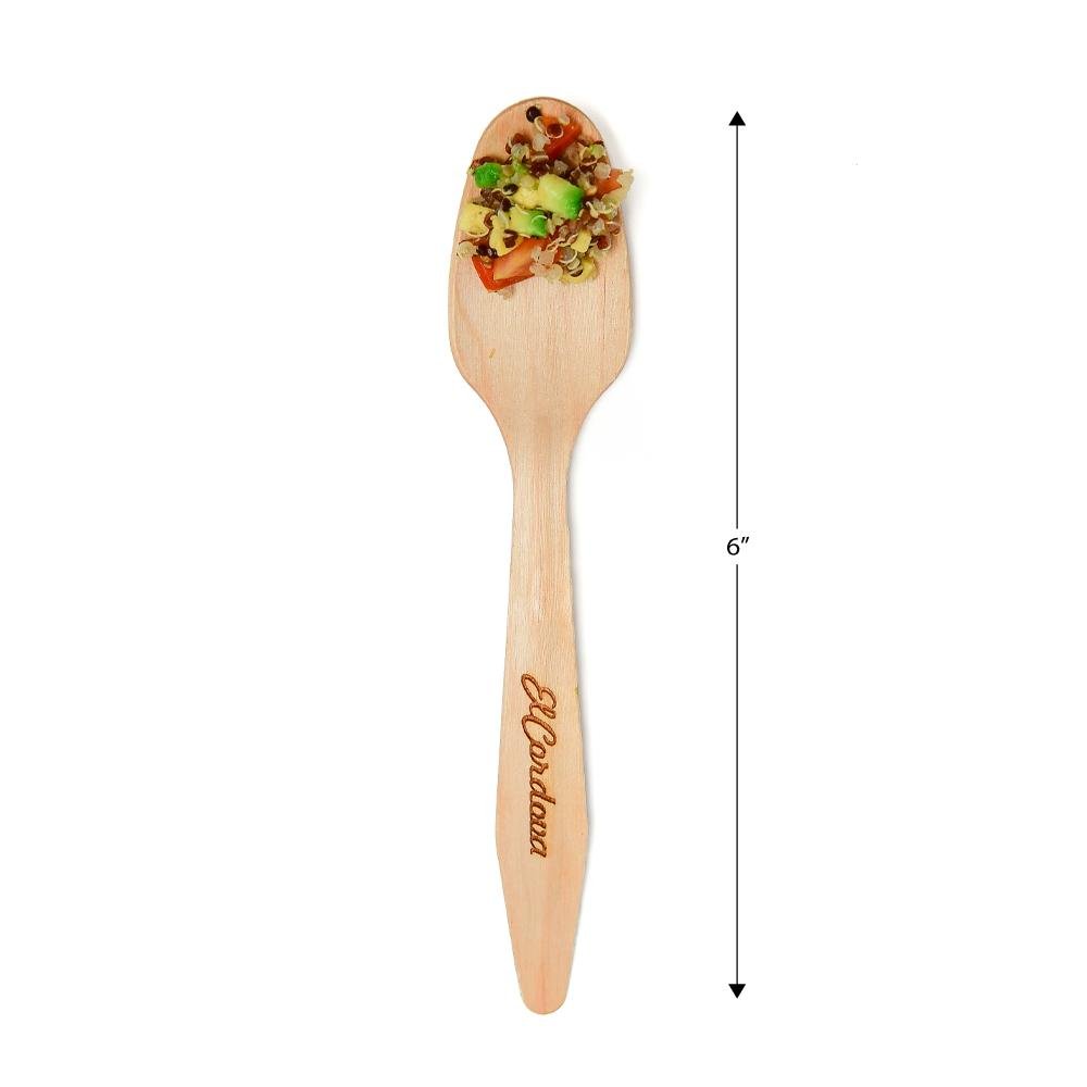 Custom Wooden Spoons - 6 Inch - Pick On Us, LLC