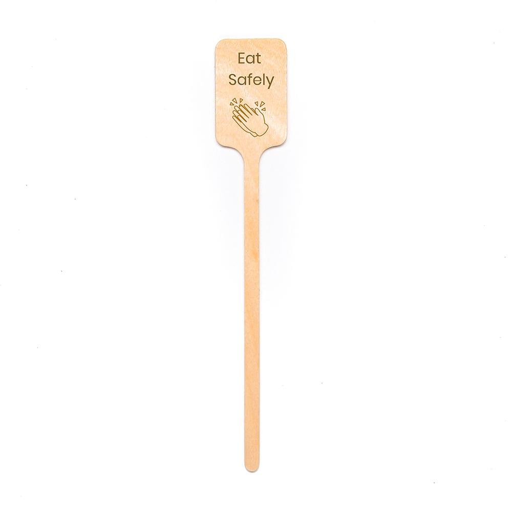 Eat Safely Picks - 6.25 Inch - 100 Count - Pick On Us, LLC