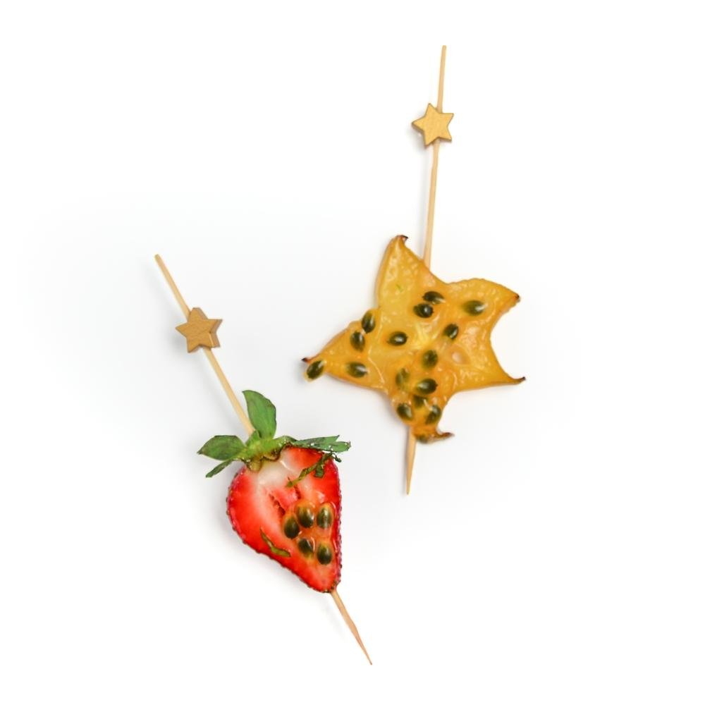 Gold Star Toothpicks - 4.75 Inch - Pick On Us, LLC