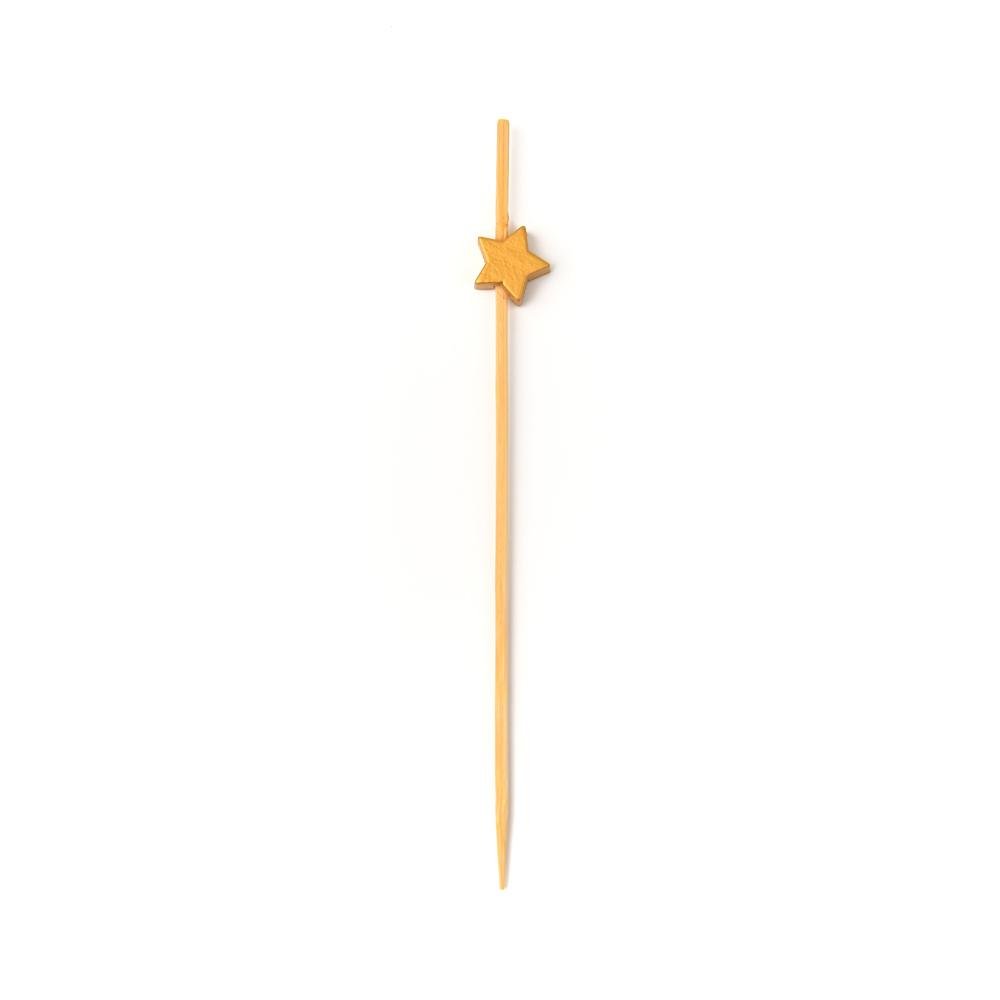 Gold Star Toothpicks - 4.75 Inch - Pick On Us, LLC