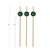 Green Ball Bamboo Skewers - 6 Inch - Pick On Us, LLC