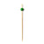Green Ball Bamboo Skewers - 6 Inch - Pick On Us, LLC