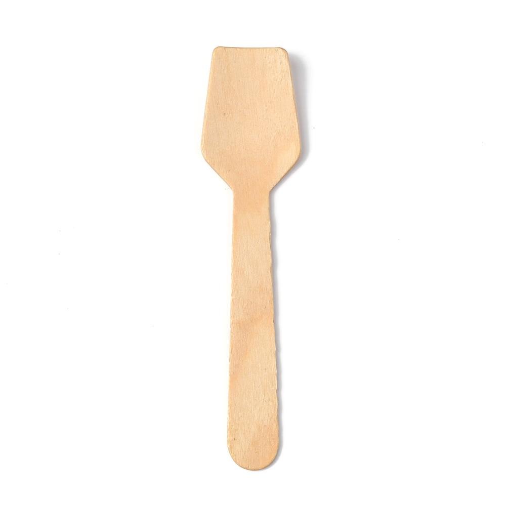 Mini wooden store spatula