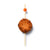 Orange Ball Bamboo Skewers - 6 Inch - Pick On Us, LLC