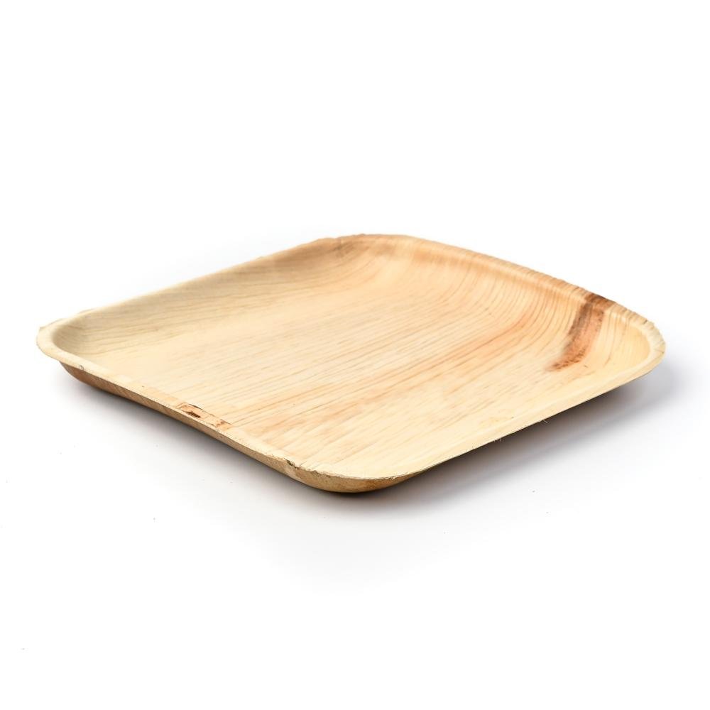 Palm Leaf Plates - 9 Inch Square - Pick On Us, LLC