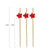 Red Star Toothpicks - 4.75 Inch - Pick On Us, LLC