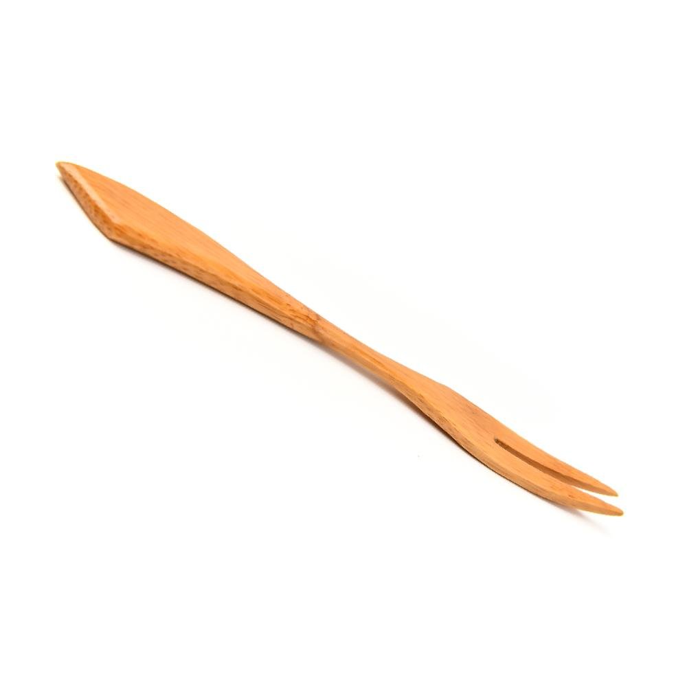 Reusable Bamboo Forks - 6 Inch - Pick On Us, LLC