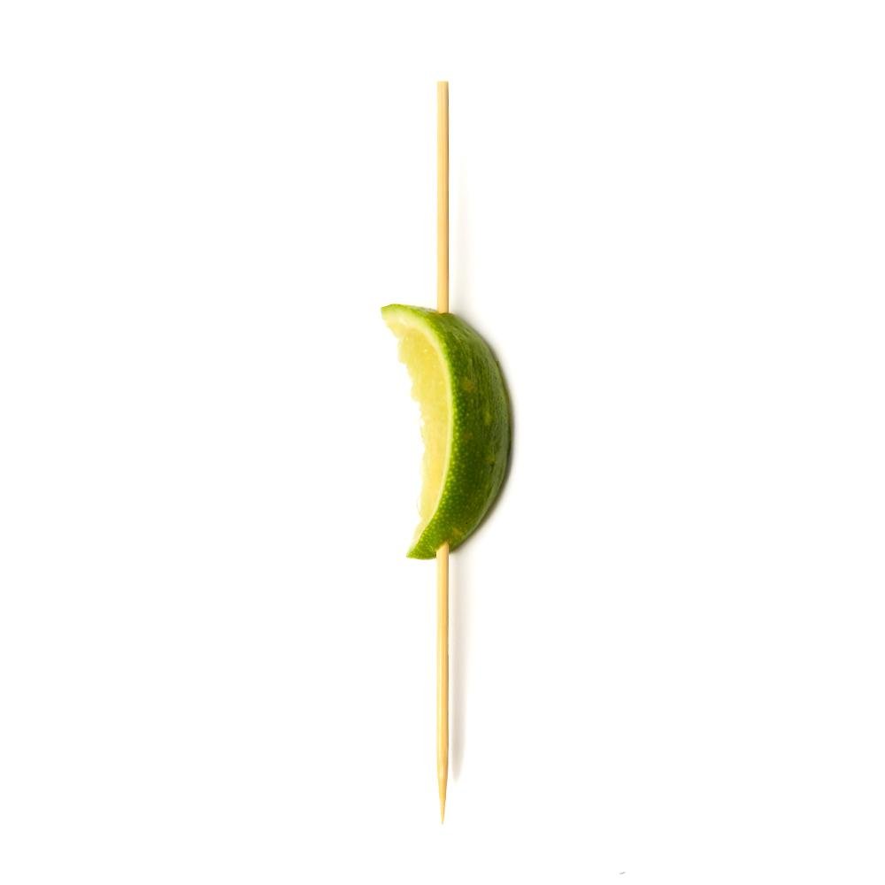 Round Bamboo Skewers - 6 inch 2.5 MM - Pick On Us, LLC
