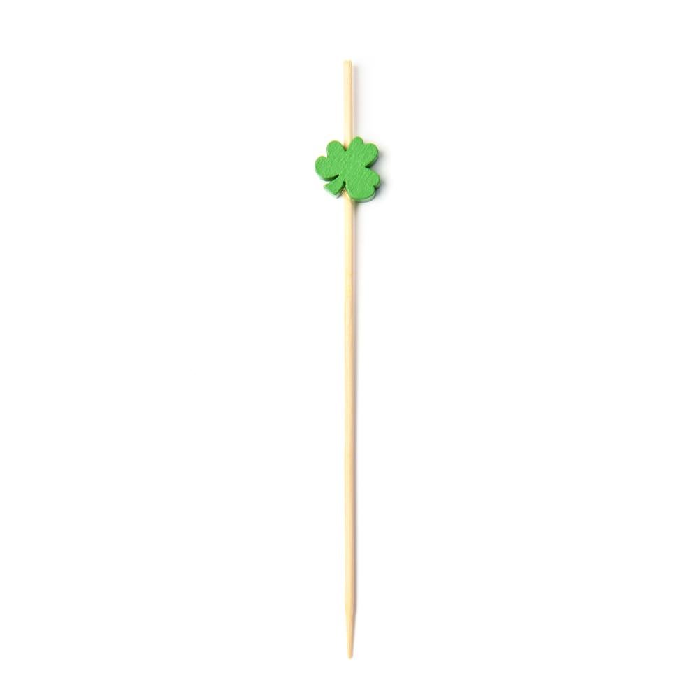 Shamrock Drink Stirrers/Picks - 4.75 inch - Pick On Us, LLC