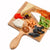 Small Bamboo Charcuterie Boards - 8.25" x 9" - Pick On Us, LLC
