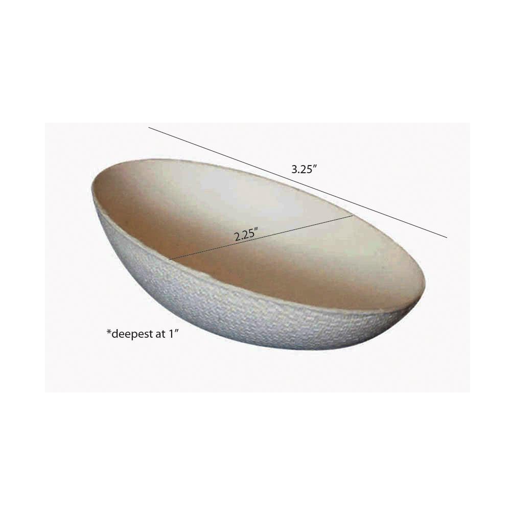 Sugarcane Egg-Shaped Mini Bowl - Pick On Us, LLC