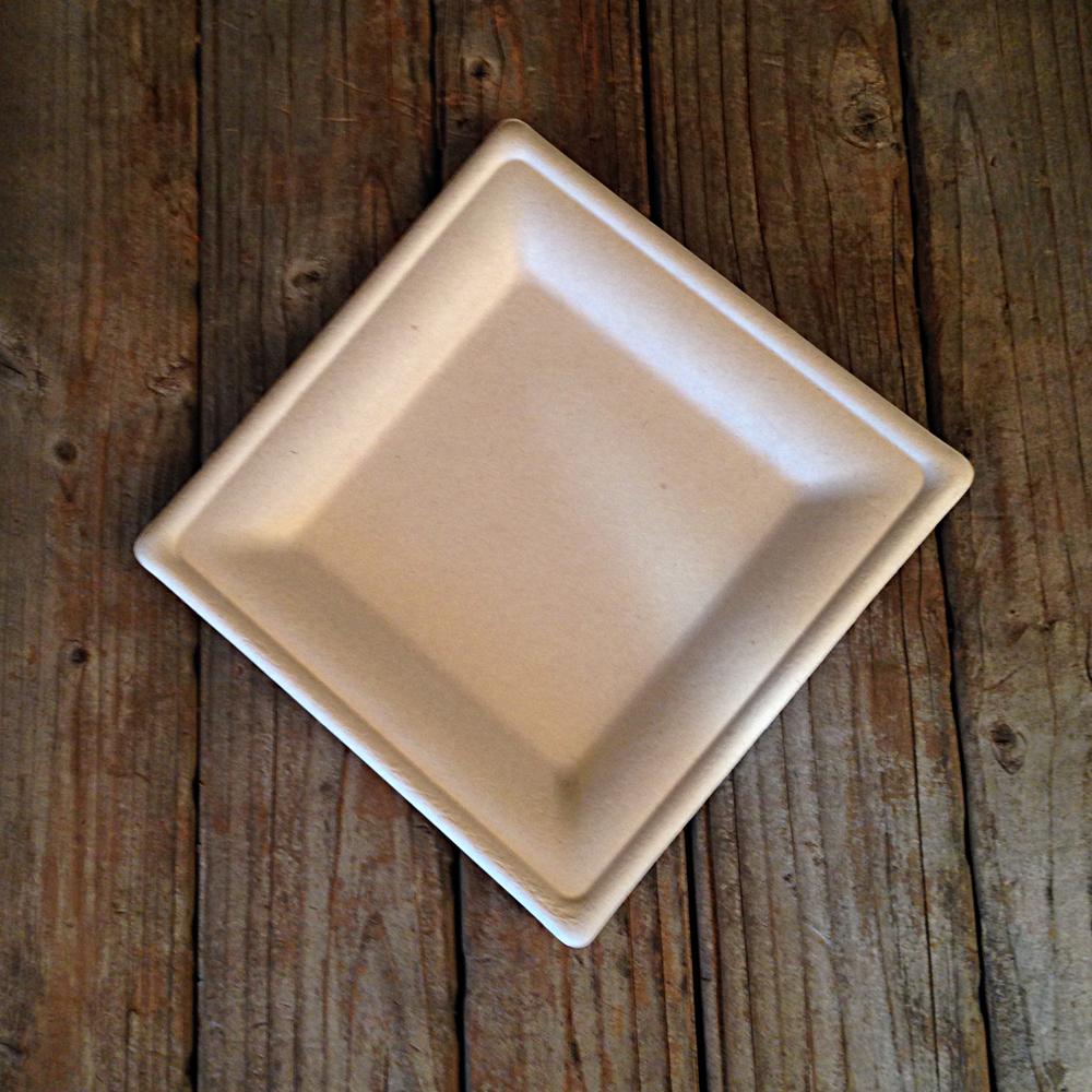 Sugarcane Plates 6 x 6 Inch - Pick On Us, LLC