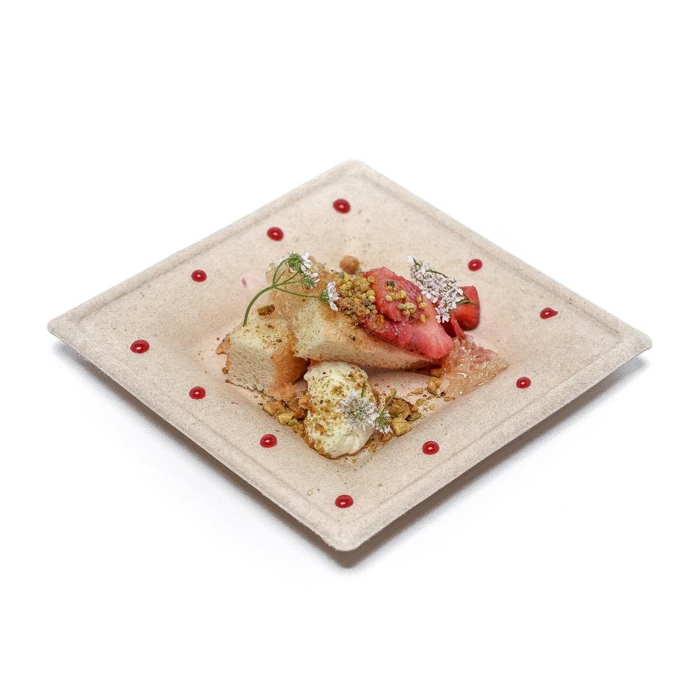Sugarcane Plates 7.8 x 7.8 Inch - 500 Count - Pick On Us, LLC