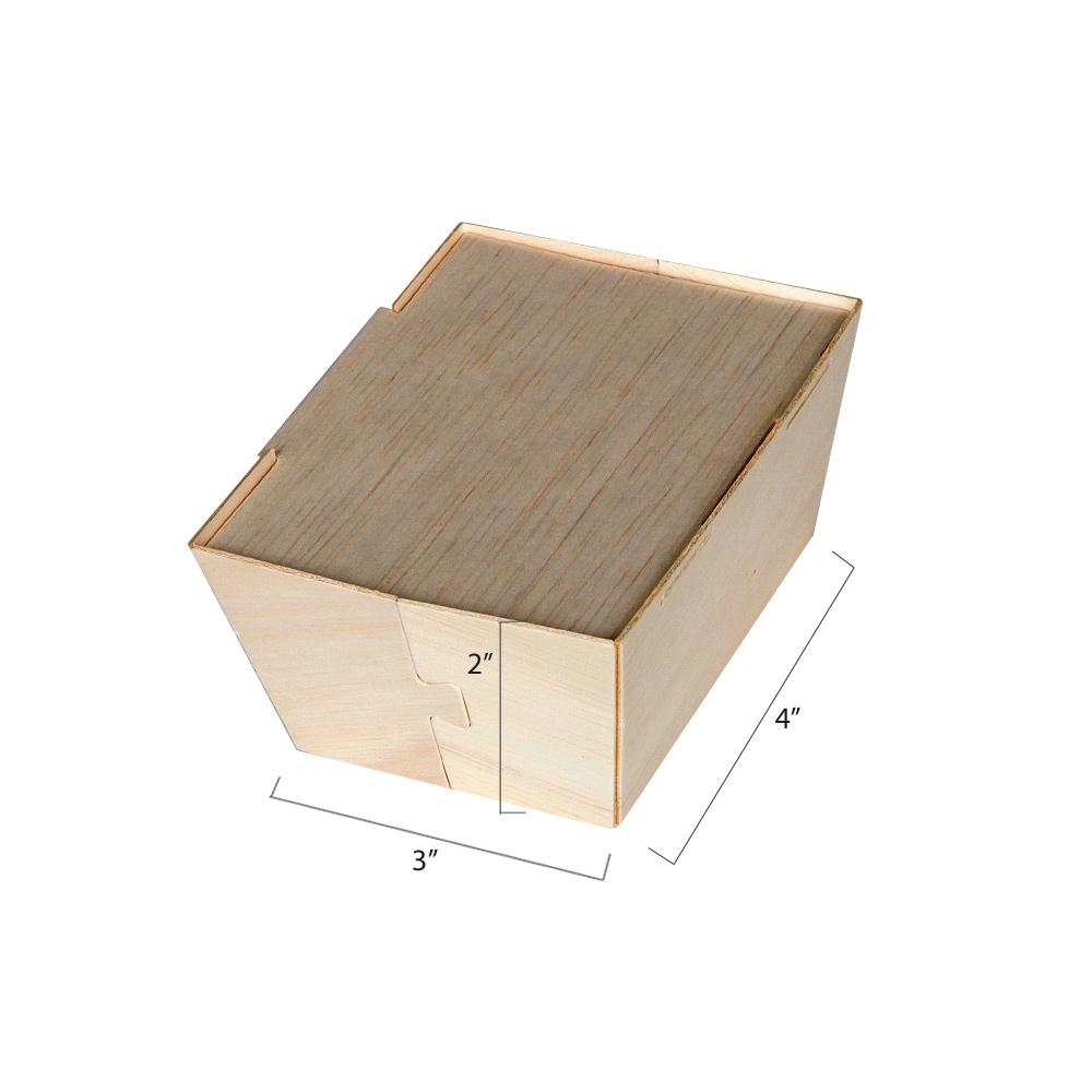 Wooden Box Sliding Lid