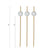 White Ball Bamboo Skewers - 6 Inch - Pick On Us, LLC