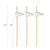 White Flag Toothpicks - 4.75 Inch - Pick On Us, LLC