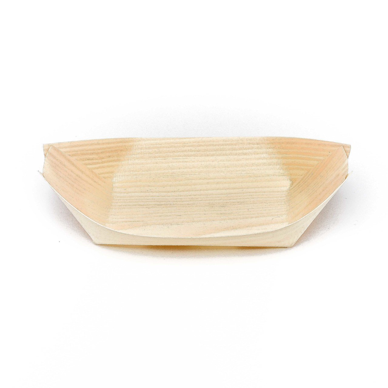 Wood Food Boat - 8 Inch - Pick On Us, LLC