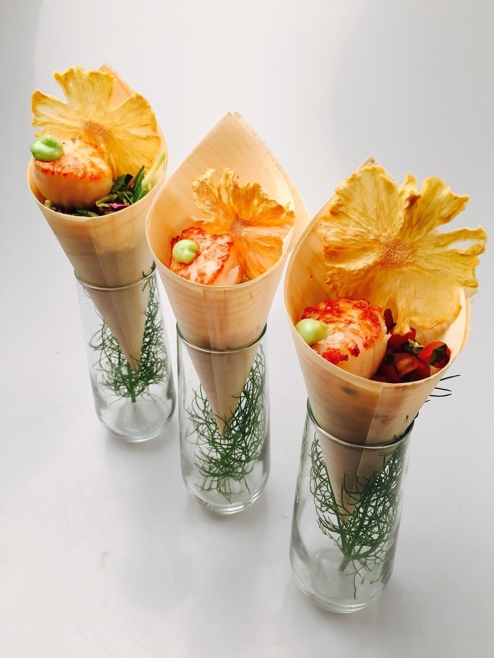 Wood Tasting Cones - 5 Inch - Pick On Us, LLC