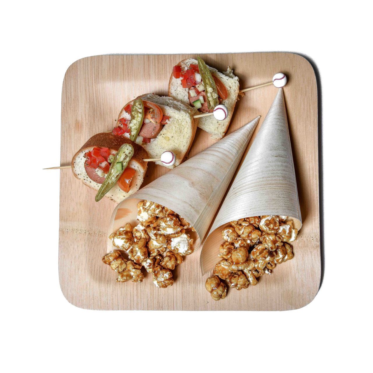 Wood Tasting Cones - 7 Inch - Pick On Us, LLC