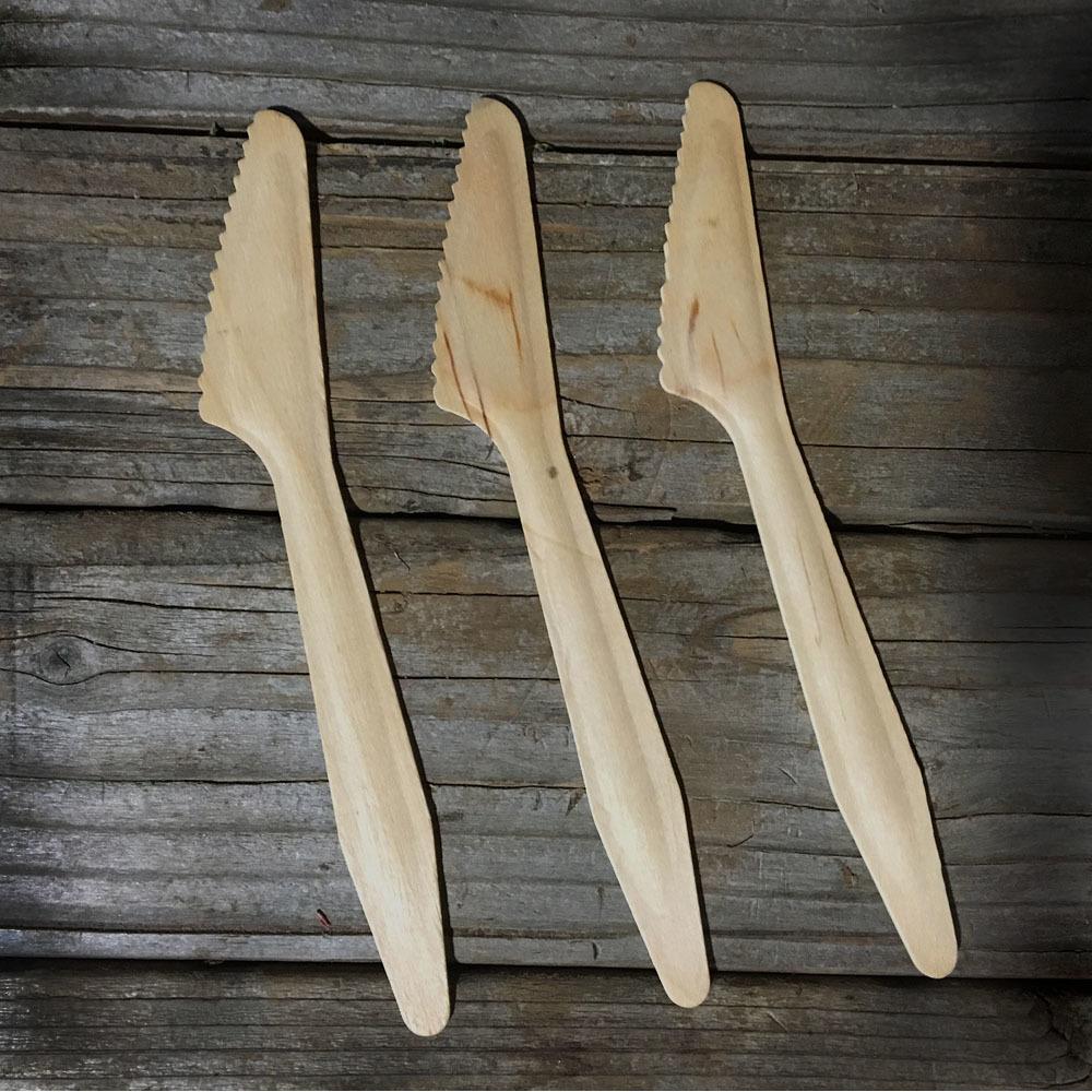 Wooden Knives - 6 Inch - Pick On Us, LLC
