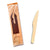Wrapped Wooden Knife - 6 Inch - Pick On Us, LLC